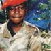 Niño soldado del Frente Patriótico Rwandés (exiliados tutsis que invaden Rwanda)